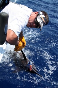 Chuck with a marlin